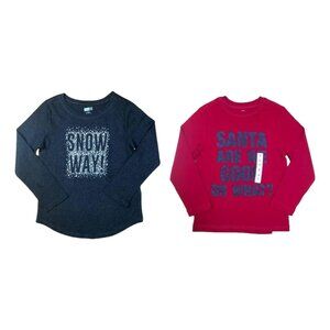 Crazy8 Kids Long-Sleeve Shirt Set – Size 7-8